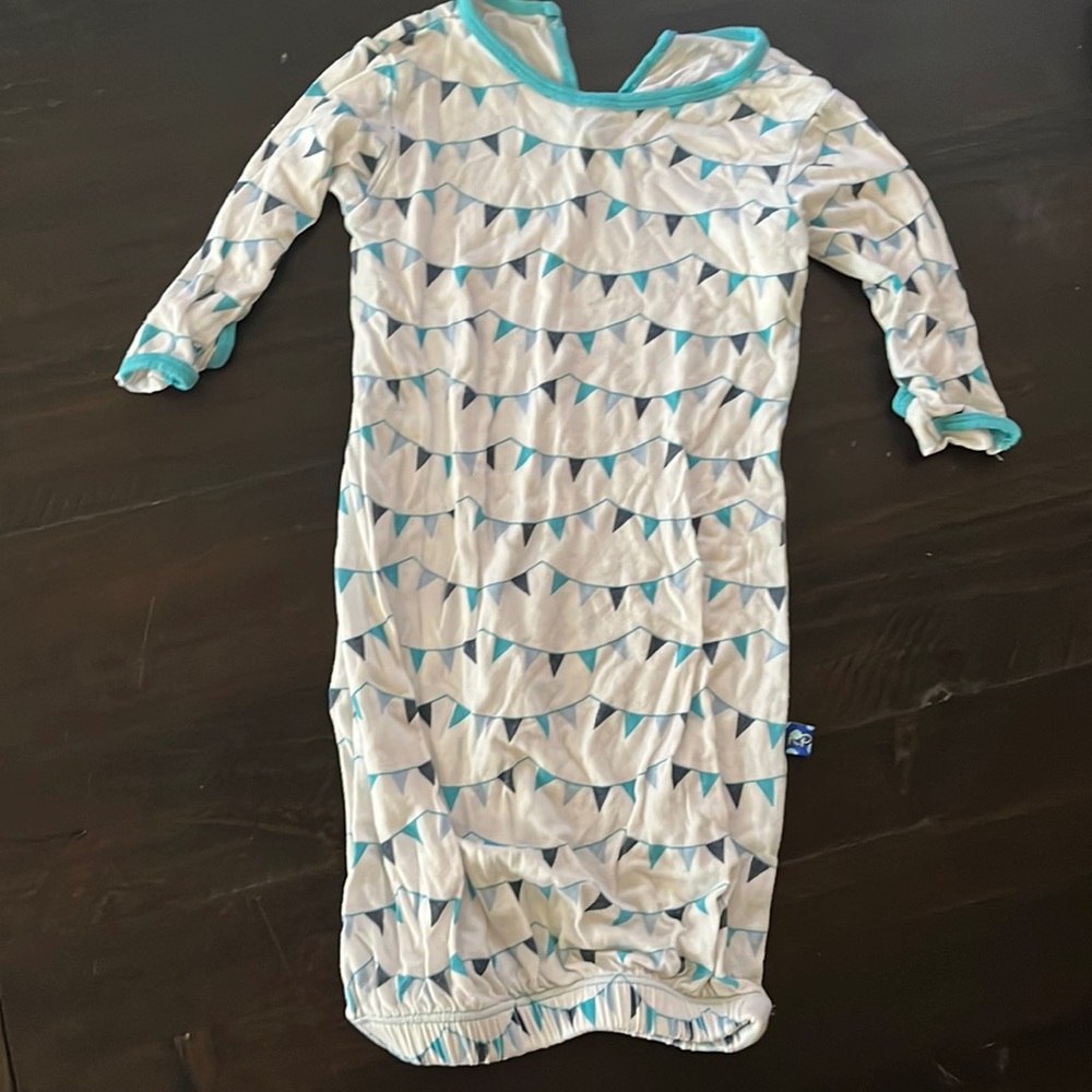 Kickee Pants 0-3 Month Nightgown
